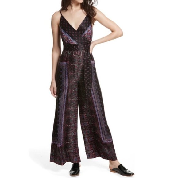FREE PEOPLE open back jumpsuit size 2 - Picture 1 of 7